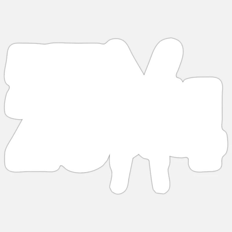 Sticker Größe S (10 x 10 cm) - 