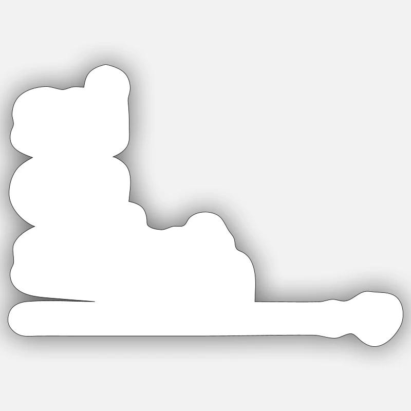 sei du selbst Sticker Größe S (10 x 10 cm)