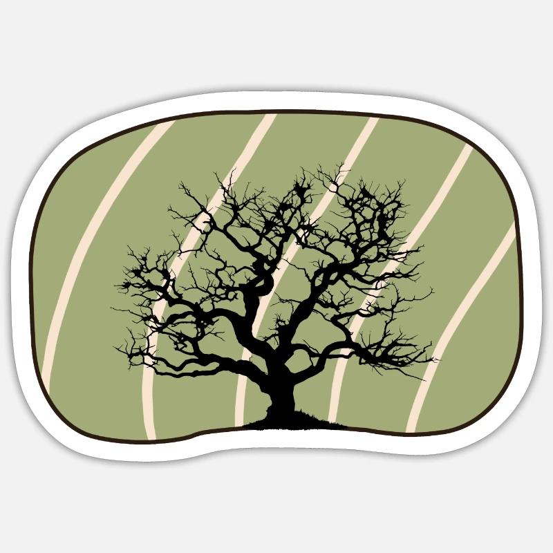 Botanisch Botanik Botanik - Sticker Größe S (10 x 10 cm) - Mattweiß