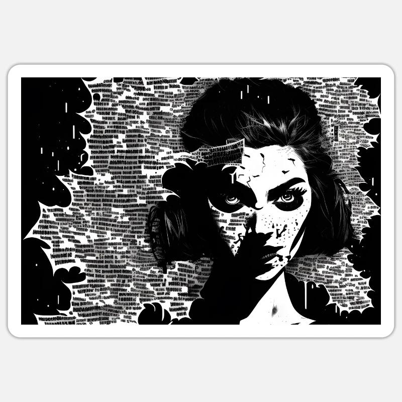 Sticker taille S (10 x 10 cm) - 