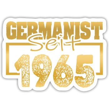 Studies 1965 - Sticker size S (10 x 10 cm) - white matte - Front