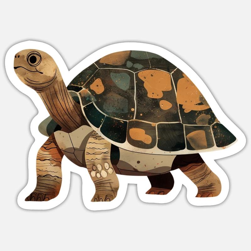 Turtle Sticker size S (10 x 10 cm)