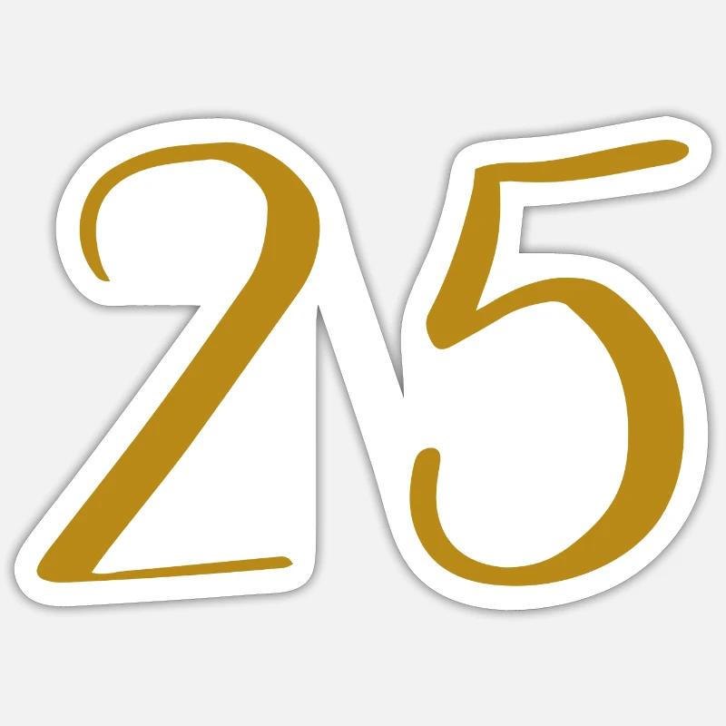 25 - Sticker taille S (10 x 10 cm) - blanc mat