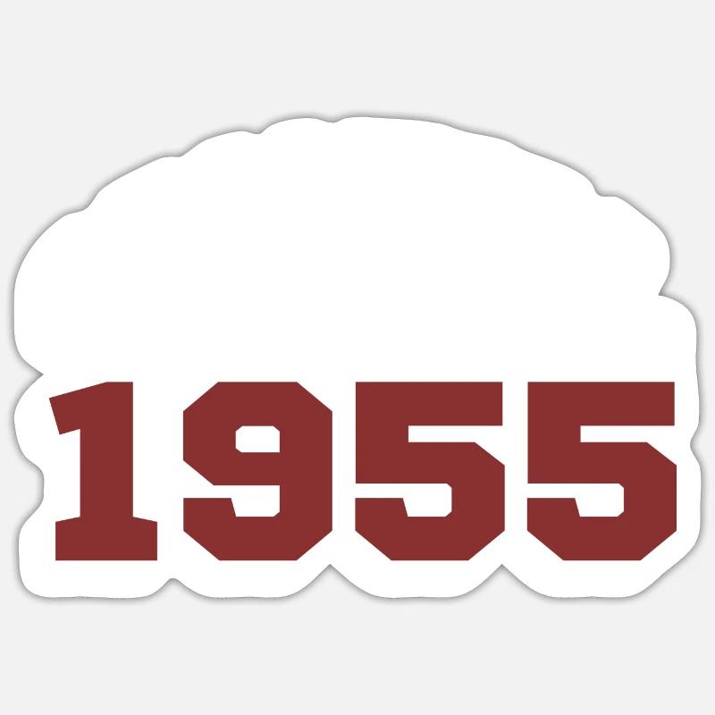 Original 1955 - Sticker size S (10 x 10 cm) - white matte