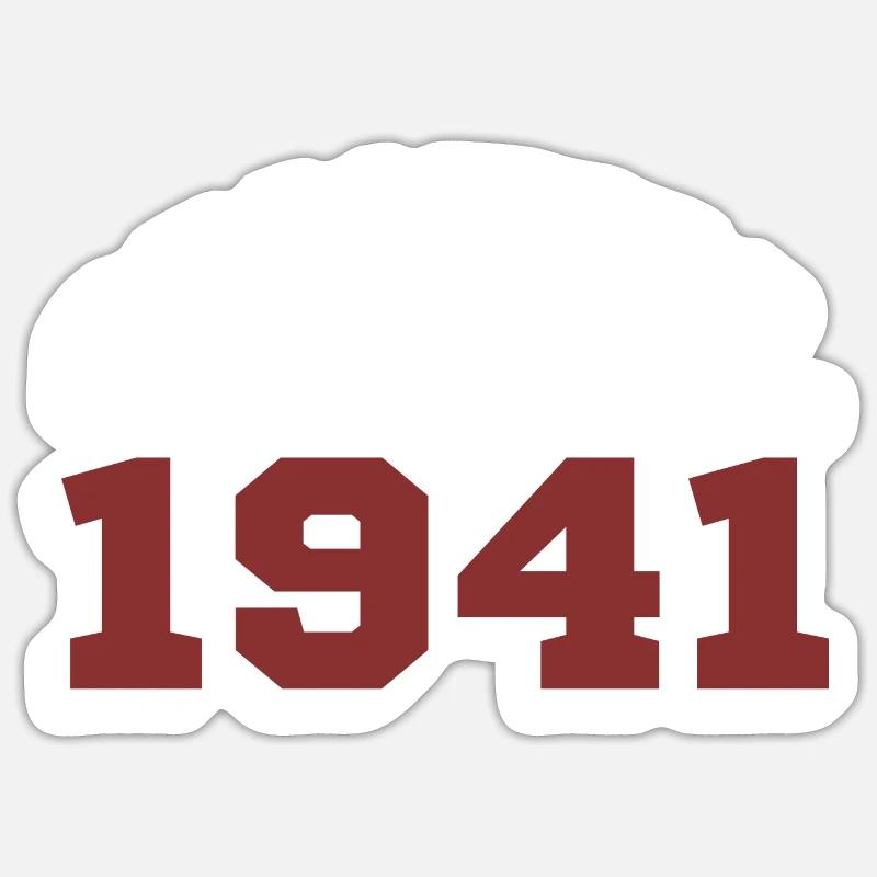 Original 1941 - Sticker Größe S (10 x 10 cm) - Mattweiß