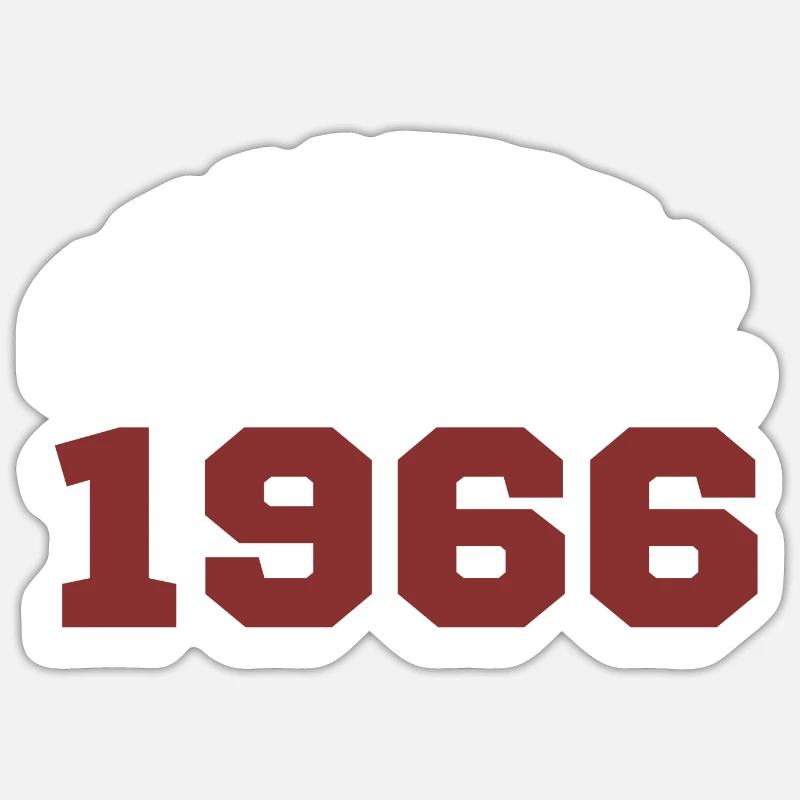 Original 1966 - Sticker taille S (10 x 10 cm) - blanc mat