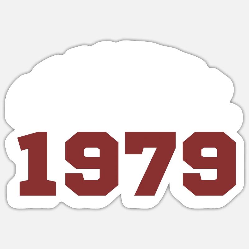 Original 1979 - Sticker size S (10 x 10 cm) - white matte