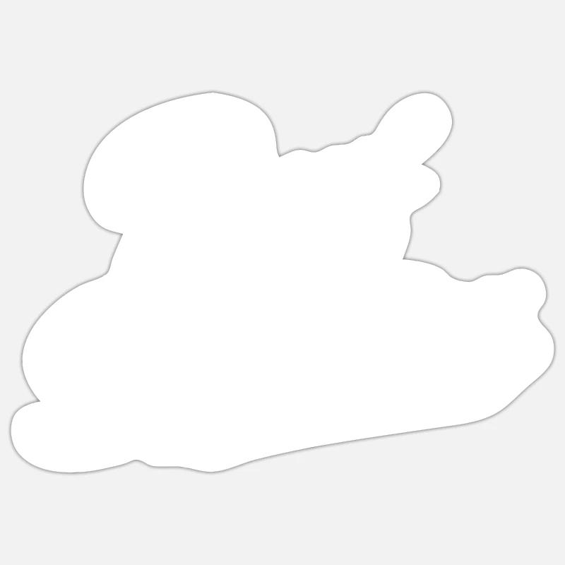 Prof de béchers Sticker taille S (10 x 10 cm)