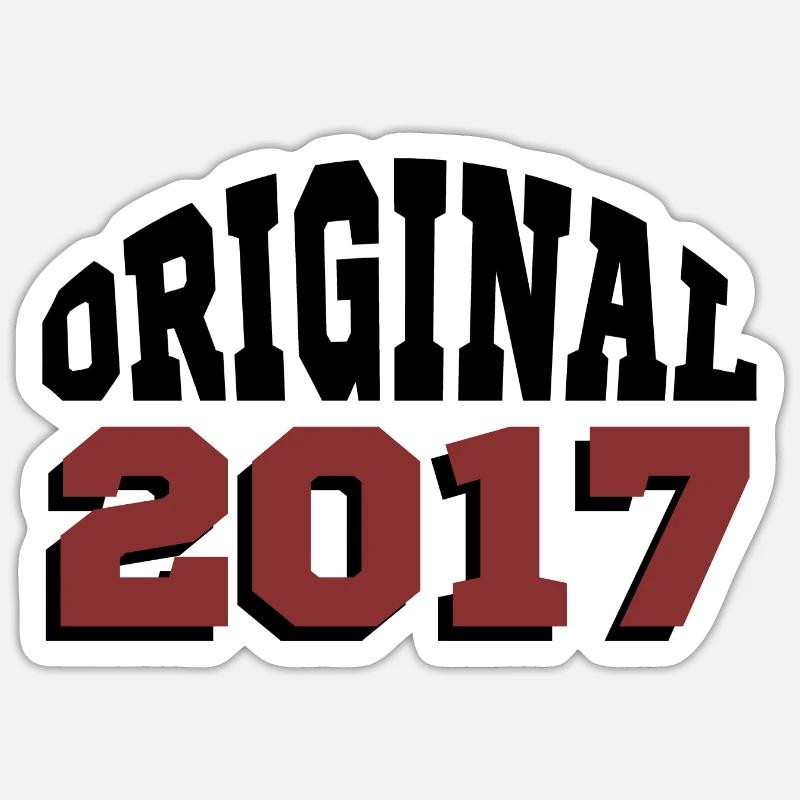 Original 2017 - Sticker size S (10 x 10 cm) - white matte