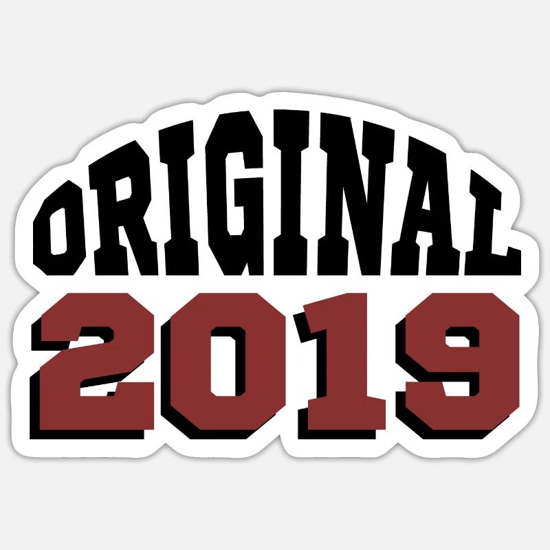 Ursprünglich: 2019 - Sticker Größe S (10 x 10 cm) - Mattweiß