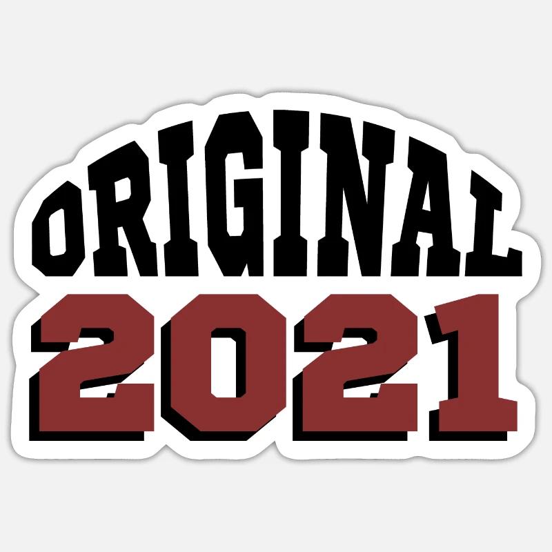 Original 2021 - Sticker size S (10 x 10 cm) - white matte