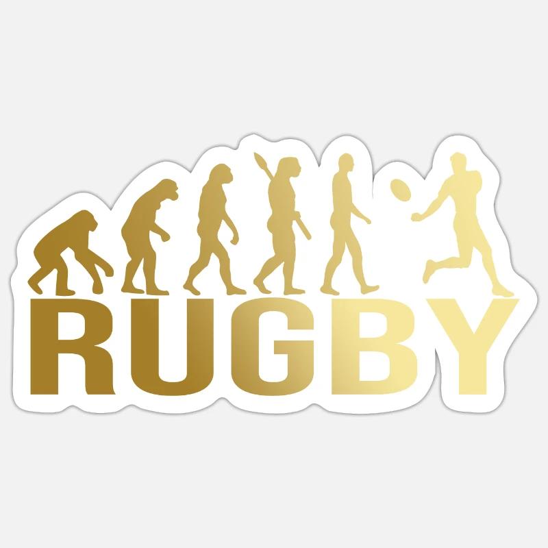 Evolution Rugby Sticker Größe S (10 x 10 cm)