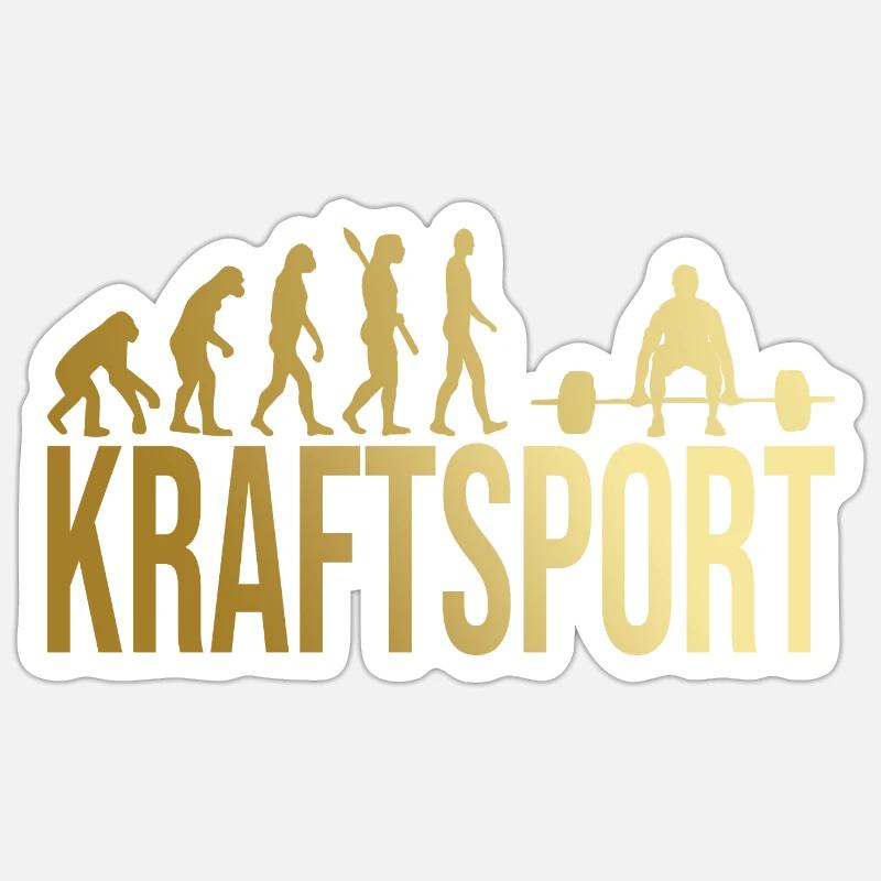 Evolution Kraftsport Sticker Größe S (10 x 10 cm)