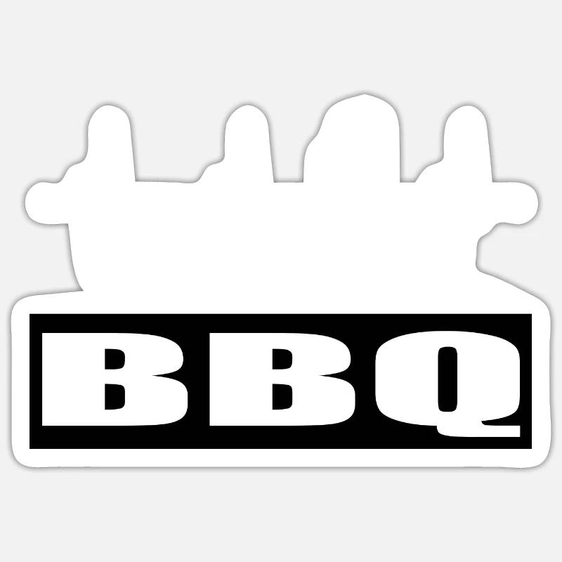 BBQ Sticker Größe S (10 x 10 cm)