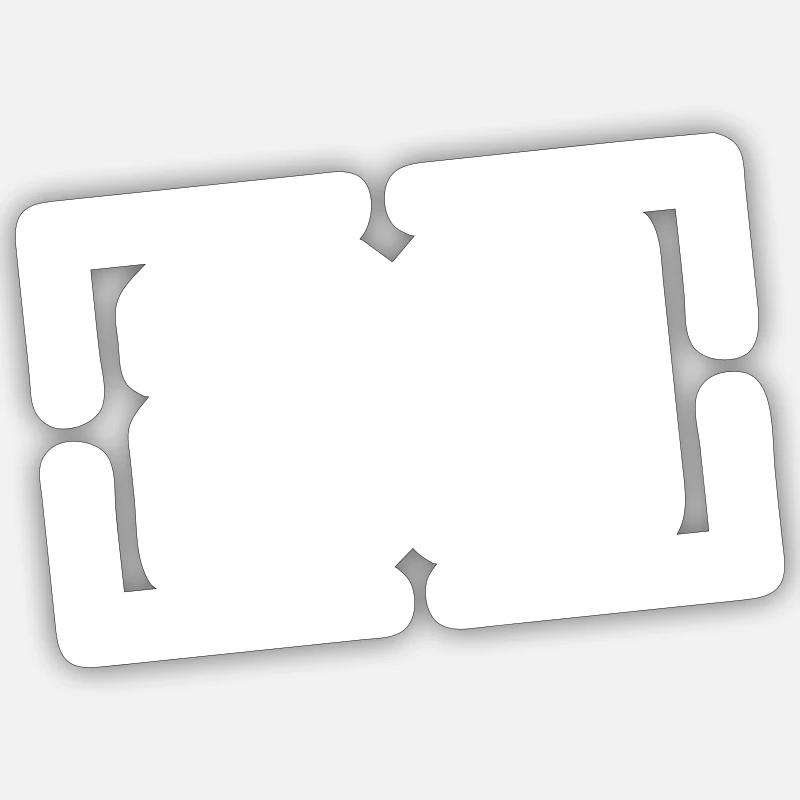 Année 2024 - Sticker taille S (10 x 10 cm) - blanc mat