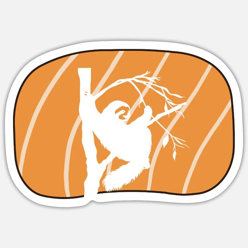 Sloth Relax Chill Sticker size S (10 x 10 cm)