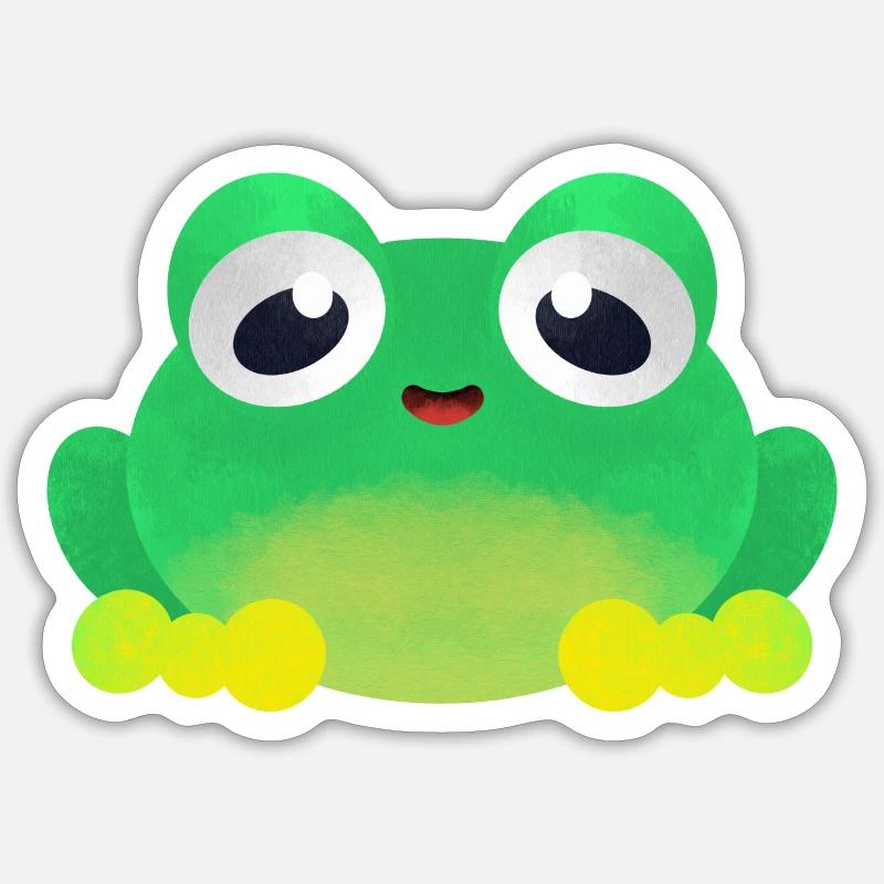 Little Frog Sticker size S (10 x 10 cm)