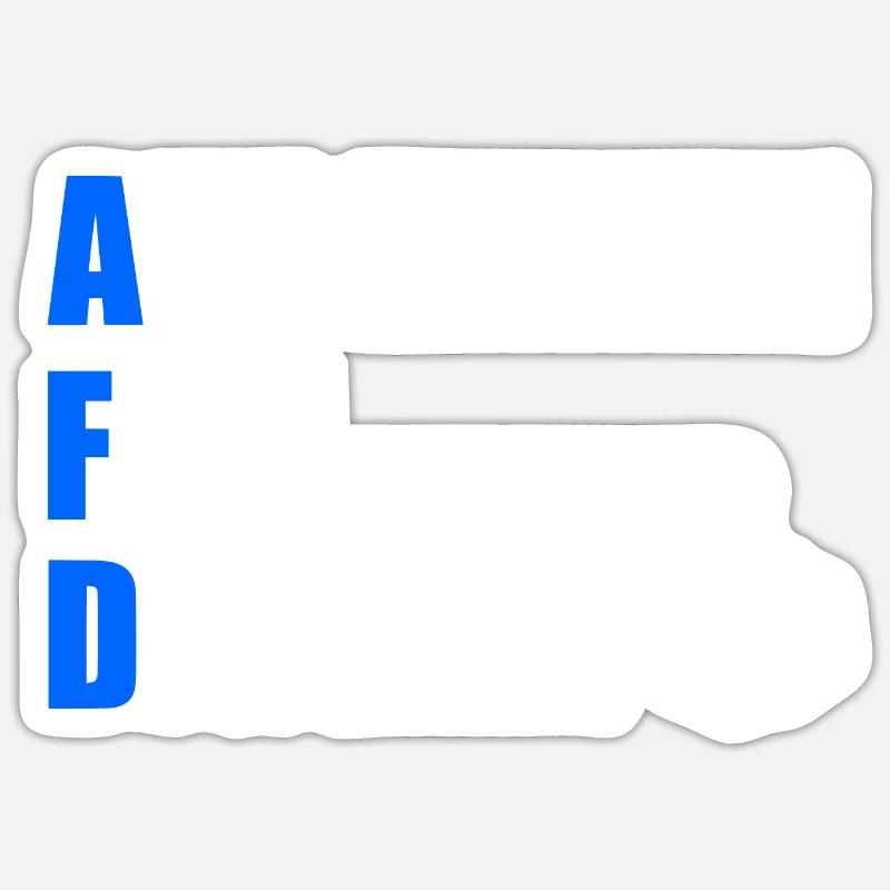 Definitely not digga - Sticker size S (10 x 10 cm) - white matte