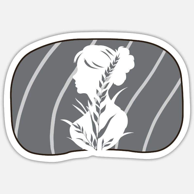Vegan Fleisch Speise Sticker Größe S (10 x 10 cm)