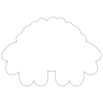 araignée - Sticker taille S (10 x 10 cm) - blanc mat - Devant