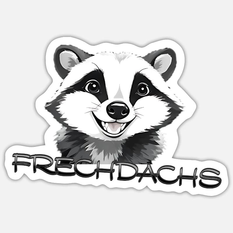 Frechdachs Sticker Größe S (10 x 10 cm)