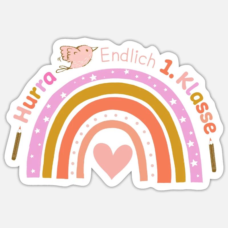 First grade Sticker size S (10 x 10 cm)