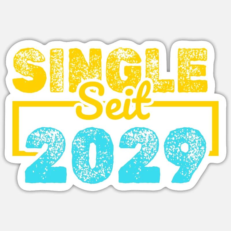 2029 - Sticker Größe S (10 x 10 cm) - Mattweiß