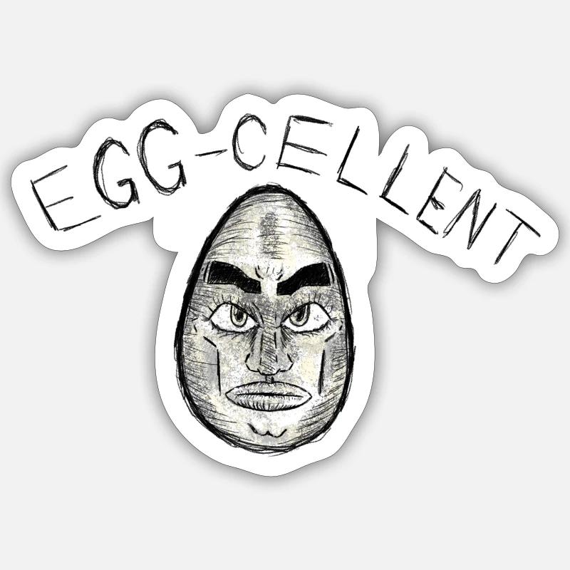 Egg Sticker size S (10 x 10 cm)