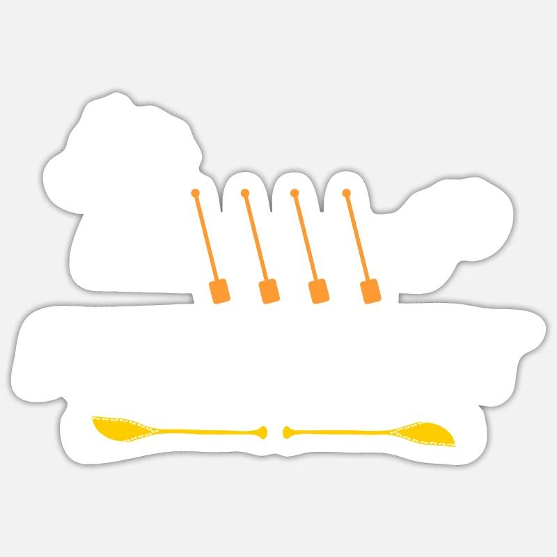 Éléments de bateau dragon Sticker taille S (10 x 10 cm)