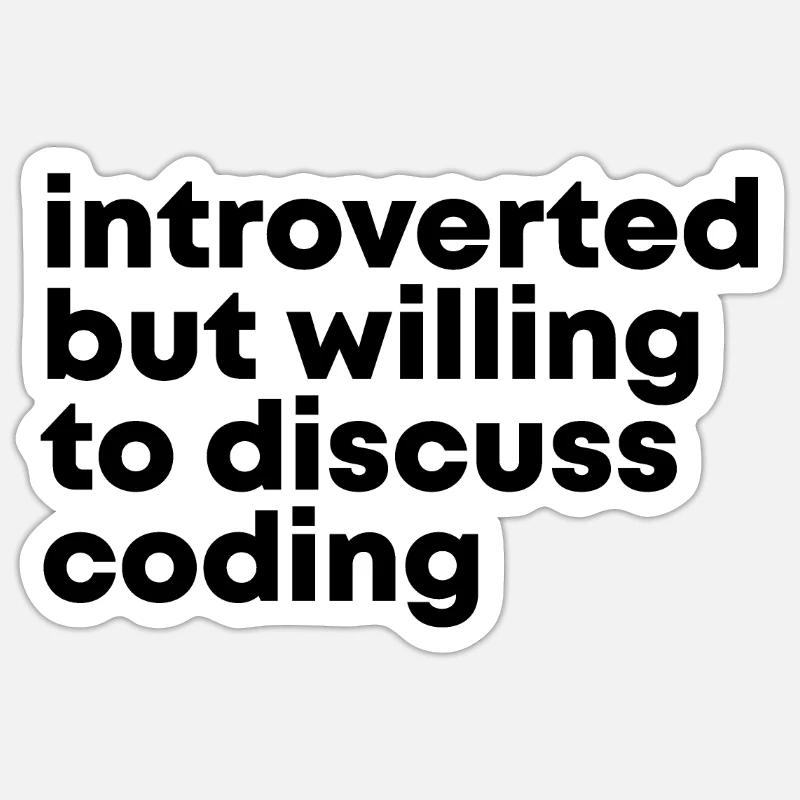 Coding Sticker size S (10 x 10 cm)