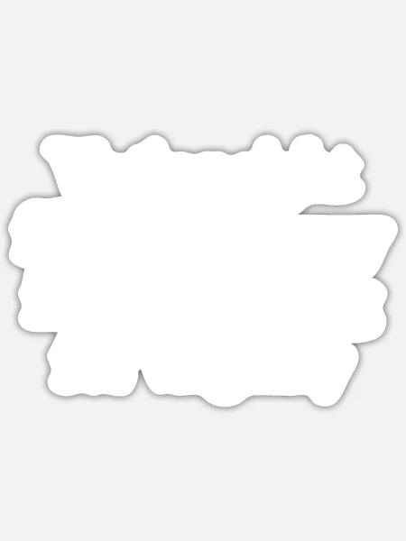 Rechts wählen - Sticker Größe S (10 x 10 cm) - Mattweiß