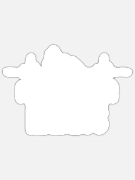 Selten Radlos Fahrrad Mountainbike Rennrad Bike - Sticker Größe S (10 x 10 cm) - Mattweiß