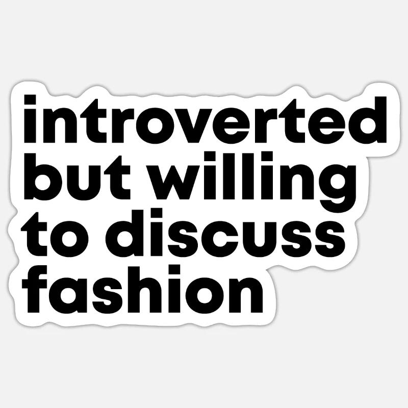 Mode Mode Sticker taille S (10 x 10 cm)