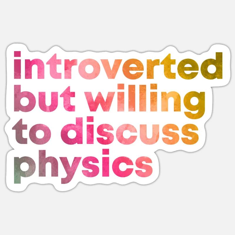 Physics Sticker size S (10 x 10 cm)