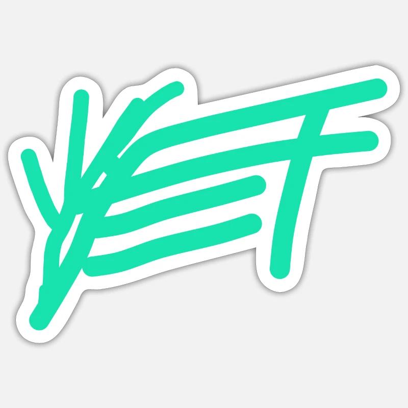 Sticker Größe S (10 x 10 cm) - 