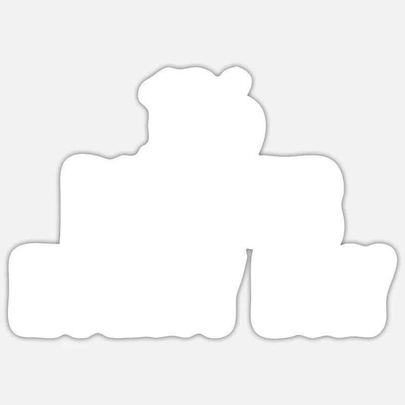1% Better Every Day - Sticker size S (10 x 10 cm) - white matte