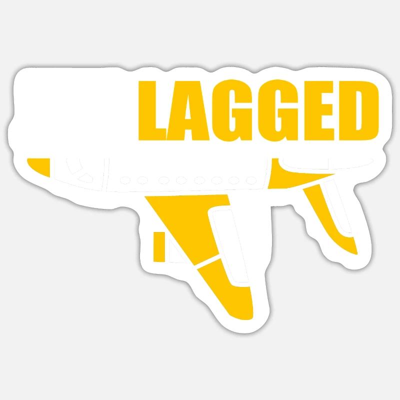 Pilot Flugzeug Sticker Größe S (10 x 10 cm)