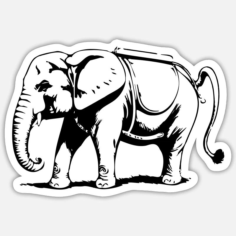 Sticker Größe S (10 x 10 cm) - 