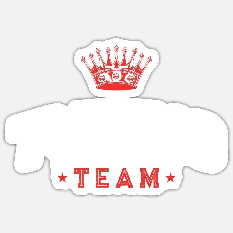Tuning Team - Sticker Größe S (10 x 10 cm) - Mattweiß