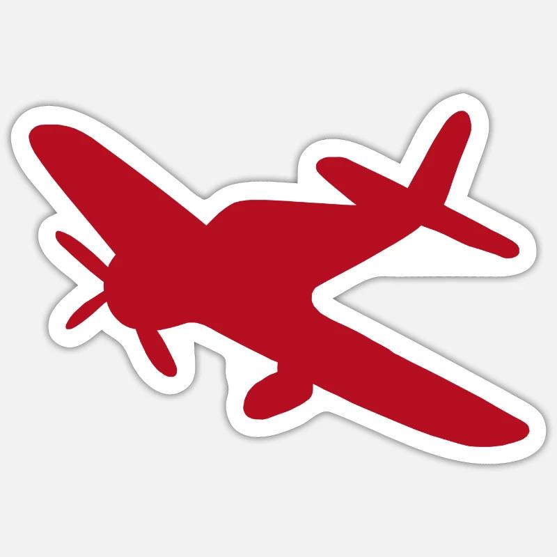 Jet Plane Sticker size S (10 x 10 cm)