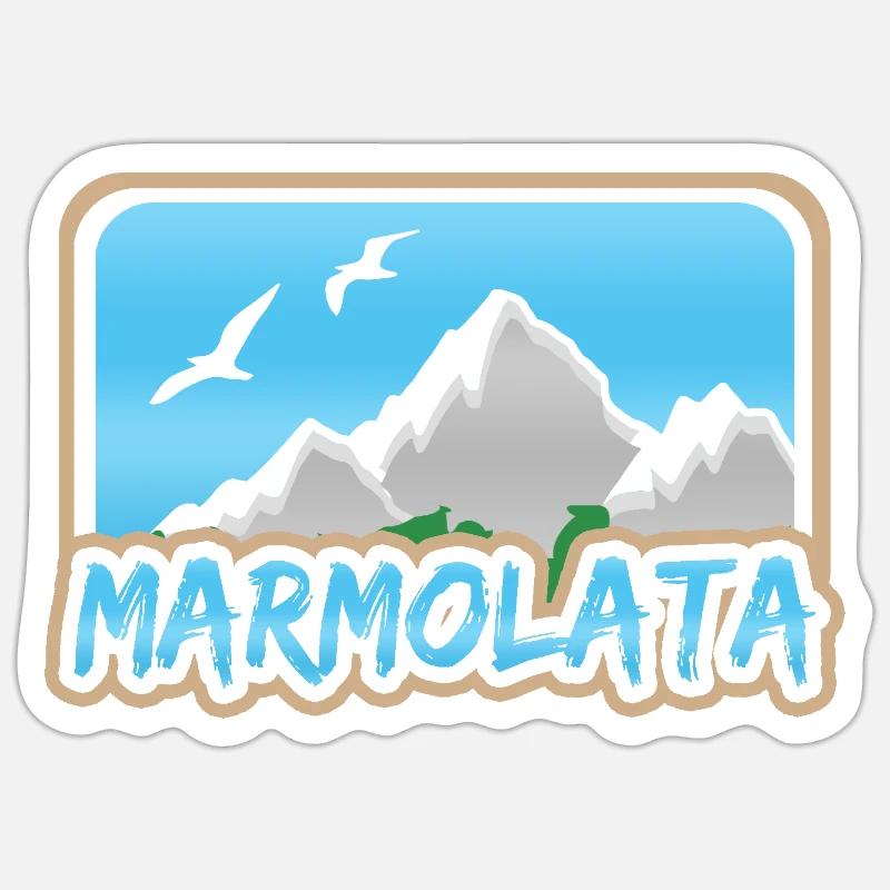 Marmolada as Marmolada - Sticker size S (10 x 10 cm) - white matte
