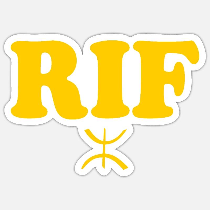 Rif - Sticker size S (10 x 10 cm) - white matte