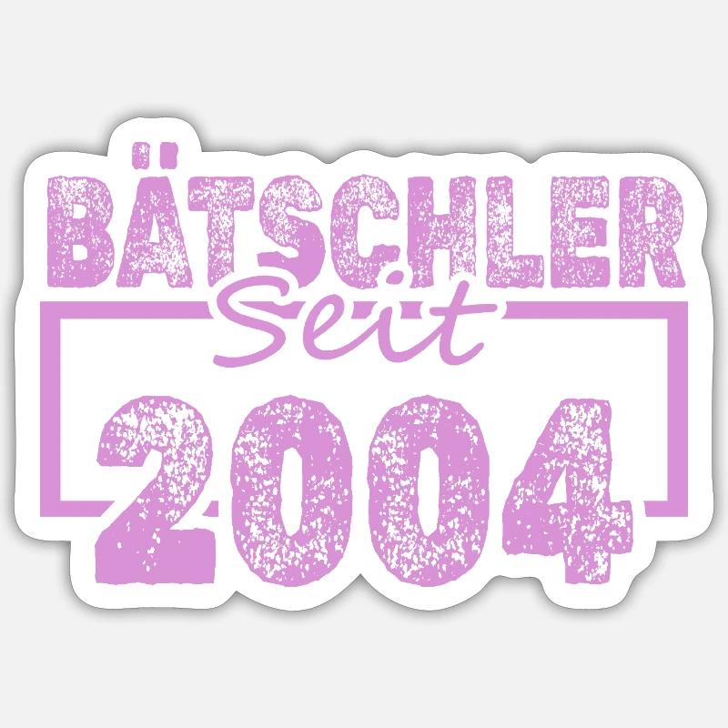 Single, 2004 - Sticker taille S (10 x 10 cm) - blanc mat