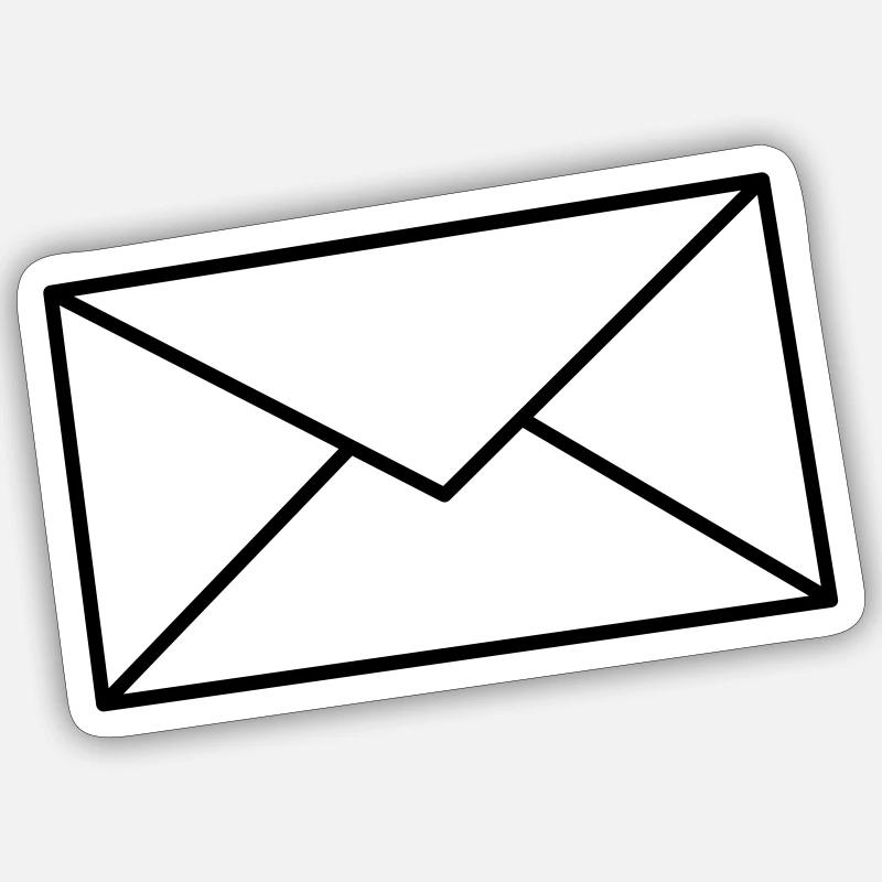 Lettre Sticker taille S (10 x 10 cm)