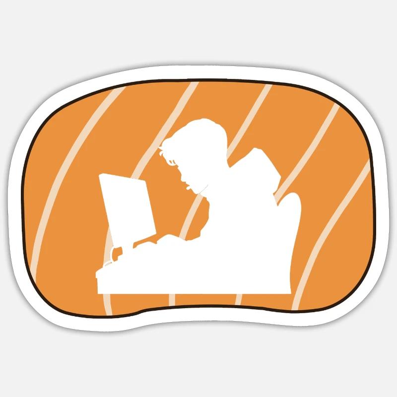 Hacker Computer Science Student Sticker size S (10 x 10 cm)