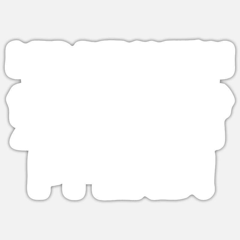 Mir reicht's Pferd - Sticker Größe S (10 x 10 cm) - Mattweiß