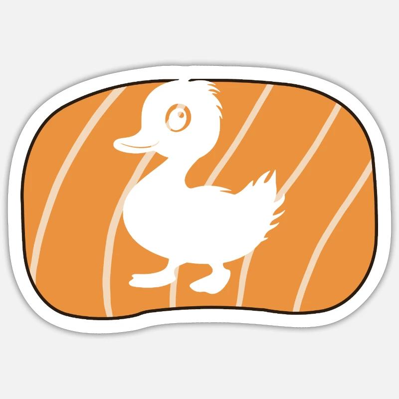 Entchen Quak Sticker Größe S (10 x 10 cm)