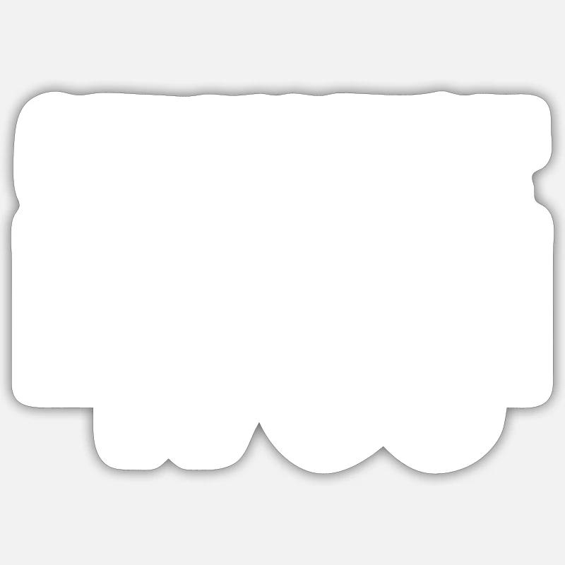 1955 - Sticker taille S (10 x 10 cm) - blanc mat