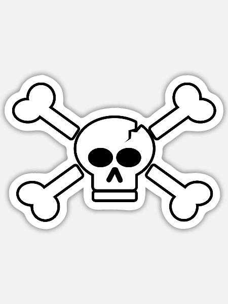  - Sticker size S (10 x 10 cm) - white matte