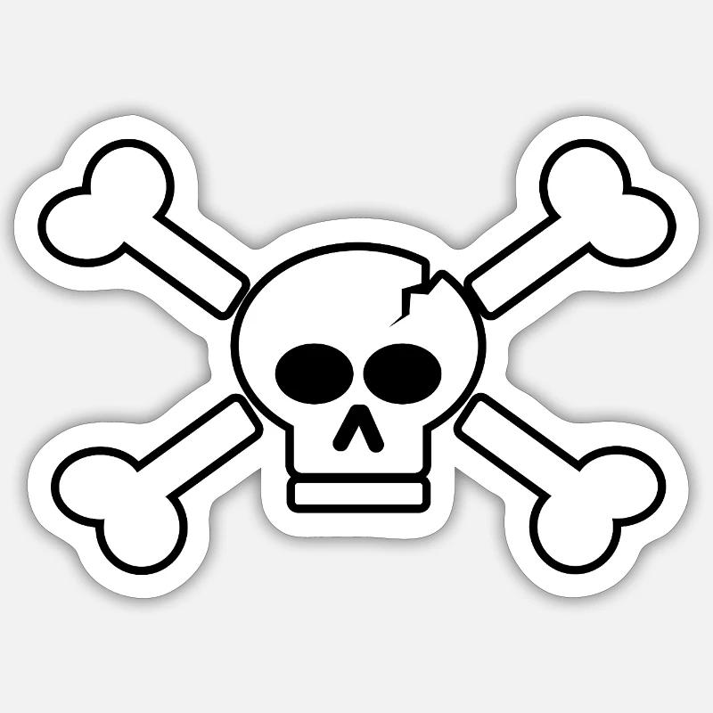 Piraten-Sake Sticker Größe S (10 x 10 cm)